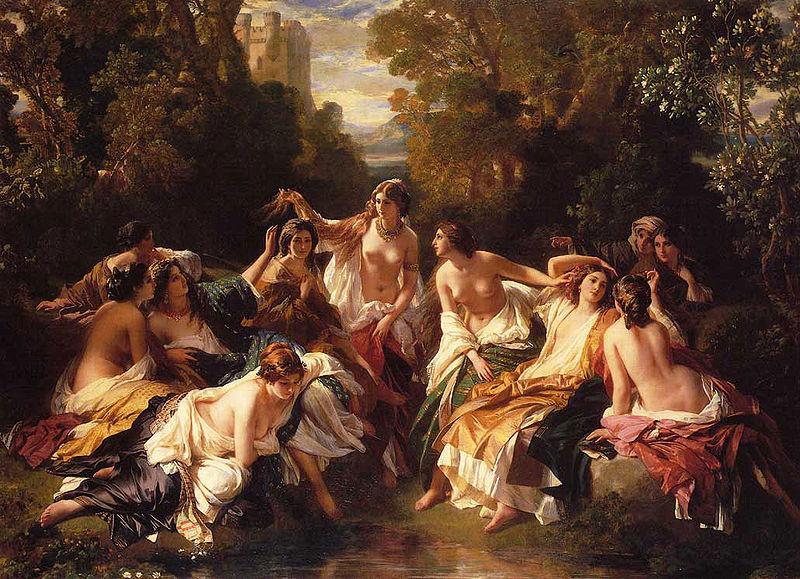 Franz Xaver Winterhalter Florinda oil painting picture